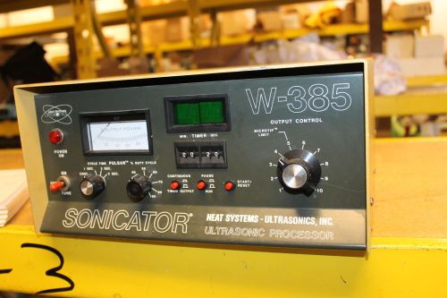 HEAT SYSTEMS ULTRASONICS W-385 SONICATOR, ULTRASONIC MIXER HOMOGINIZER