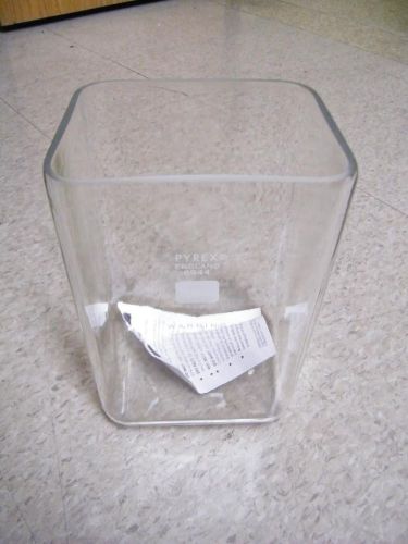 corning pyrex 6944 4 liter chromatography jar science lab rectangular england