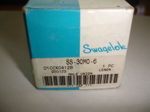 Swagelok SS 30-M0-6 30MM Tube OD  NEW  UNION  30-MO-6