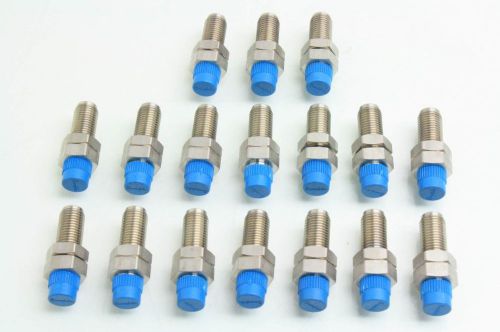 Lot of 17 swagelok ss-400-11-2 bulkhead tube fitting 1/4&#034; tube x 1/8&#034; male npt for sale