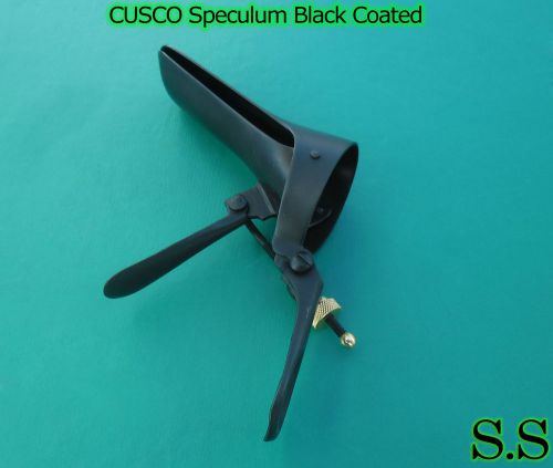 Black Coated Anal/Vaginal Dilation,Examination Speculum CUSCO Size Large