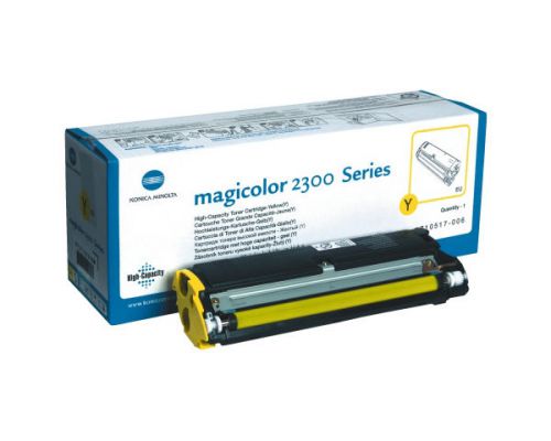 Konica Minolta 2300 1710517-006 Yellow Toner Cartridge High Yield NEW