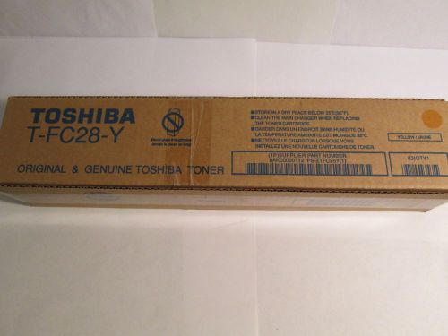 1 Genuine Toshiba T-FC28-Y TFC28Y Yellow Toner