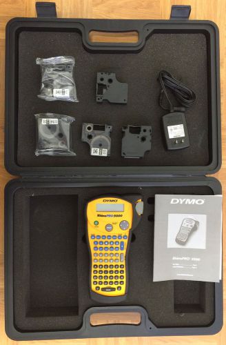 DYMO Rhino PRO (RhinoPRO) 5000 Hand Held Labeller bundle