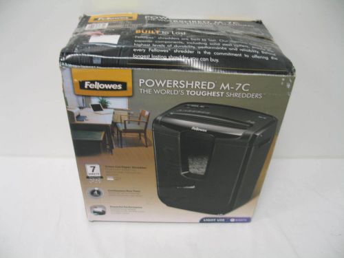 Fellowes Powershred 7 Sheet Crosscut Shredder M-7C