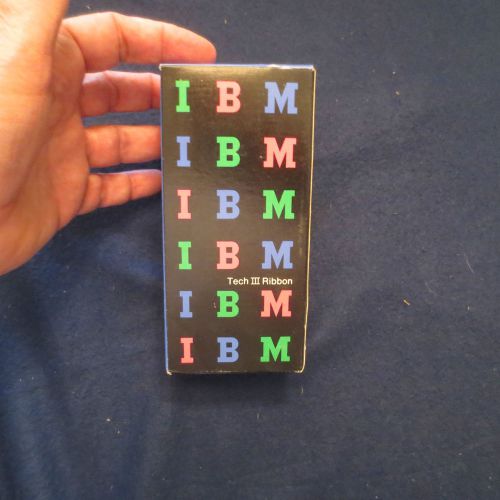 New Old Stock Sealed IBM Black Tech III Ribbon