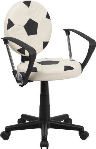 TMarketShop Soccer Task Chair Mesh Flash Furniture Computer Office Sport Chrome