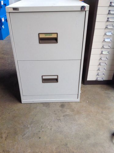 2 drawer metal filing cabinet