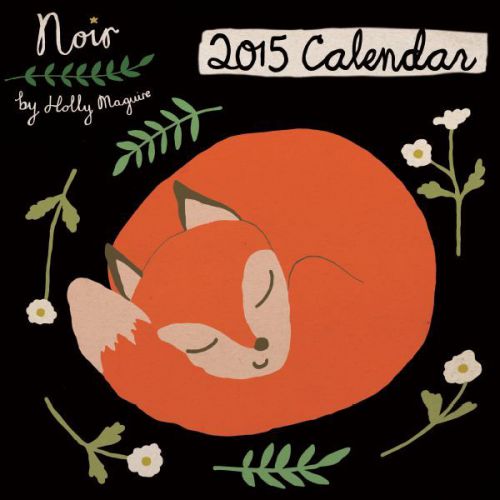 NOIR SQUARE CALENDAR 2015 C14081