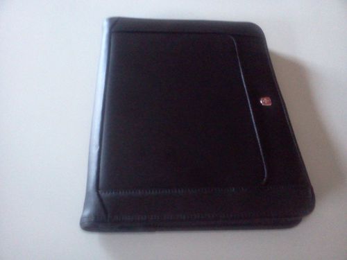 Wegner Exec Leather Zippered Padfolio