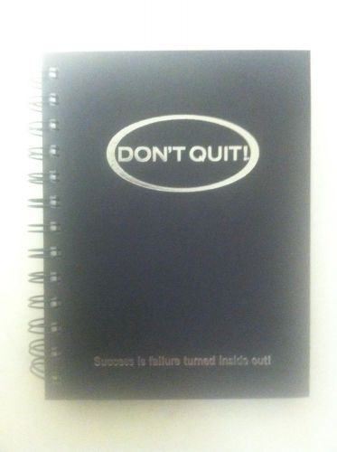 Body By Jake Don&#039;t Quit Workout Gym Notebook Jounal Paper Binder As Seen On TV