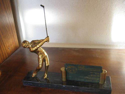 Golfer Business Card Holder