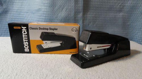 STANLEY BOSTITCH / CLASSIC DESKTOP / HALF STRIP STAPLER / BLACK (B400) / NEW!!