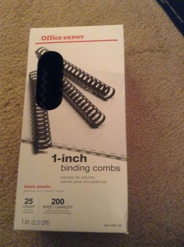 Office Depot 1-inch binding combs 200 Sheet Capacity