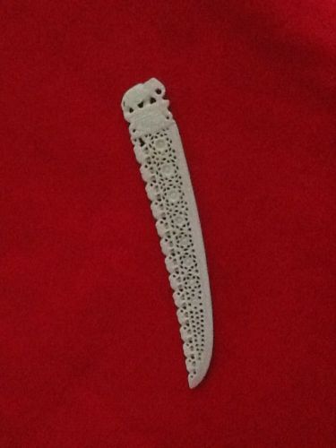 Faux Ivory Ornate LETTER OPENER