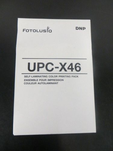 Fotolusio UPC-X46 Self Laminating Color Printing Pack DNP BRAND NEW