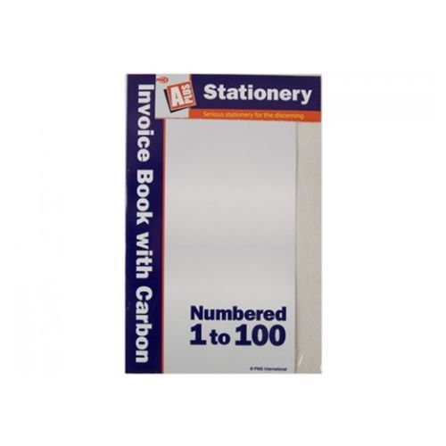 Numbered invoice book 100 pages pad business office stationary accessory for sale