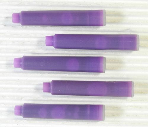 free ship 20 PURPLE ink POKY fountain pen cartridges international standard