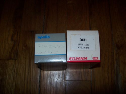 2 NOS PROJECTOR BULB/LAMP DCH/DJA/DFP 120 VOLT 150 WATT 15 HOURS