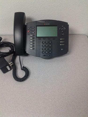 POLYCOM SOUNDPOINT  IP501 BLACK FULL DUPLEX SPEAKERPHONE WITH 1 YR. WARRANTY