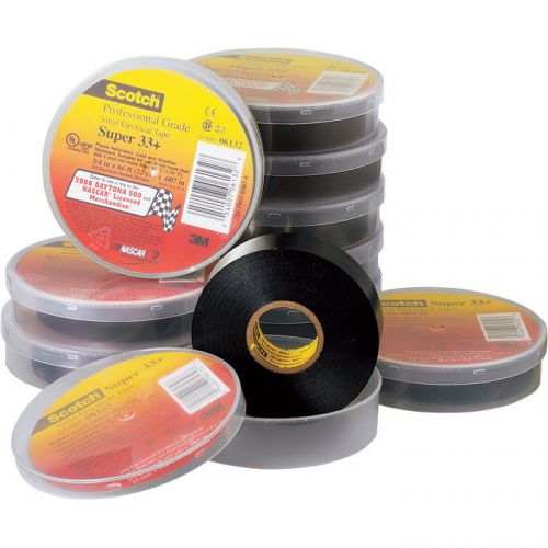 3M Scotch Super 33+ Electrical Tape-10-Pk. #54007061329