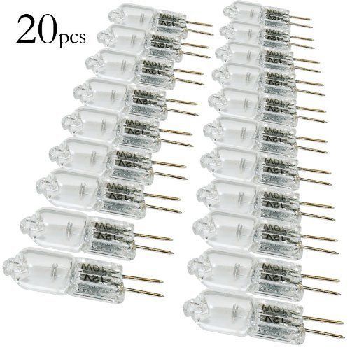 Etoplighting (20) bulbs, g4 halogen light bulb 10 watt bi-pin halogen light new for sale