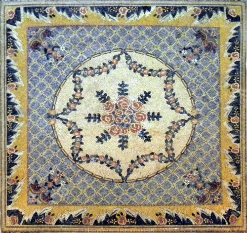 flower stone mosaics Rug