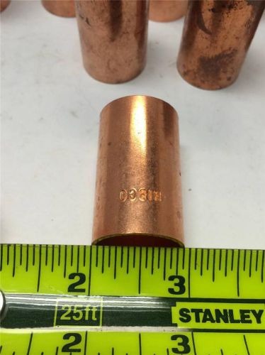 13 piece lot 3/4&#034; x 3/4&#034; copper nibco straight coupling 600 cpl 3/4&#034; for sale
