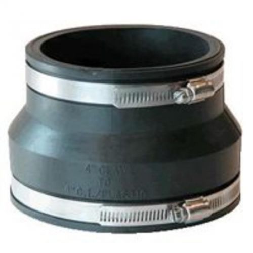 Flexible Coupling 4Inx3In FERNCO, INC. Rubber Flex Fittings P1002-43