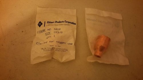 Copper pipe fitting reducer ,1&#034; x 3/8&#034; cleaned for oxygen use ,bagged for sale