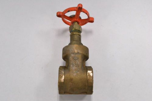 STOCKHAM B-103 125SWP 200CWP BRONZE THREADED 1-1/2 IN NPT GATE VALVE B323485