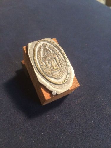 VINTAGE LETTERPRESS | DIOCESE OF MINNESOTA CREST EMBLEM | PRINT BLOCK