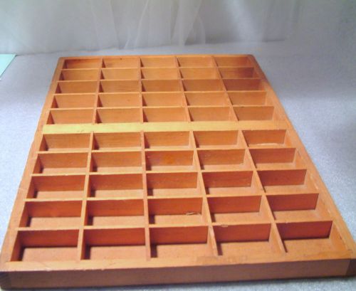 KWIKPRINT KINGSLEY Hot Foil Stamping Wooden TYPE FONT STORING SORTING CASE