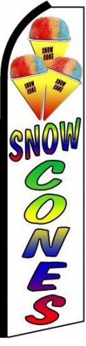 SNOW CONES  X-Large Swooper Flag - fd-0593