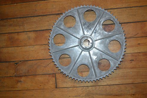 American Dryer Corporation large aluminum gear 1&#034; shaft, 71 T, 11 3/4&#034; d, used