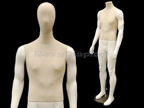 Fiberglass male eye catching egghead/headless style mannequin display #vin21w2 for sale