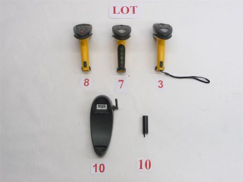 LOT 18 SYMBOL P370 P370-SR1211100 WIRELESS HANDHELD BARCODE SCANNER w/CRADLE