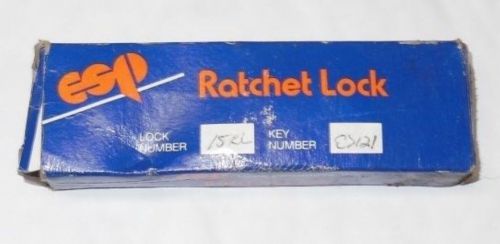 Esp 15rl ratchet glass showcase display lock kit w/ 2 keys * new in box for sale