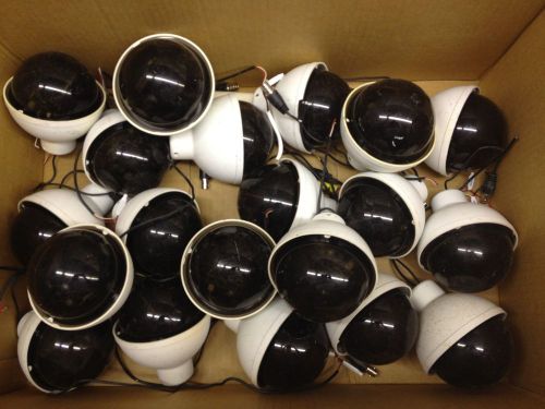 Lot of 20 general lock pole pendant color cctv cameras 12v dc untested for sale