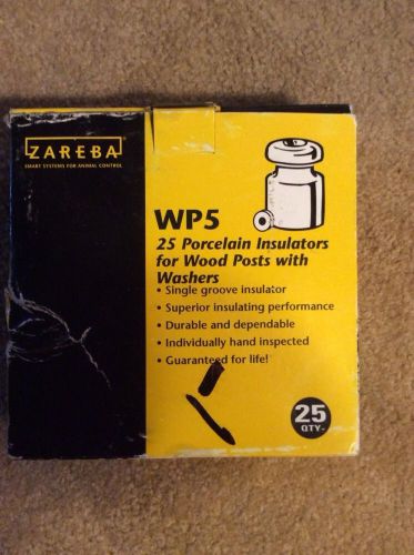 ZAREBA WP5 25 porcelain insulators for wooden post