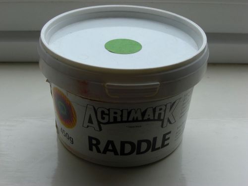 AGRIMARK RADDLE POWDER, RAM, TUP MARKER, SHEEP, 450 G, GREEN, NEW