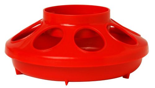 Red Feeder base, Chick Feeder base,screw on base. chicken feeder