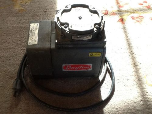 dayton speedaire vacuum air compressor #4z024 used but workes great