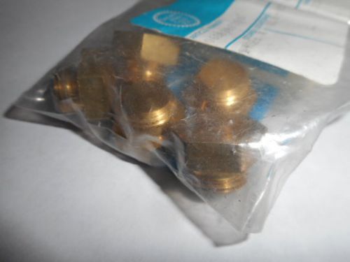 NEW ATLAS COPCO LOT OF (5) HEX HEAD BRASS # 0686380200