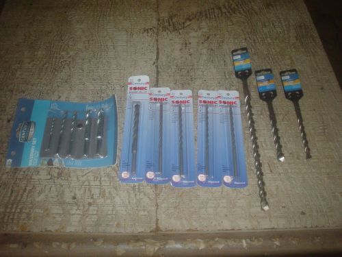 Century Masonry Drill Bits-Lot of 13-New