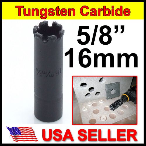 Carbide Hole Saw 5/8&#034; 16mm Tile Concrete Marble Slate