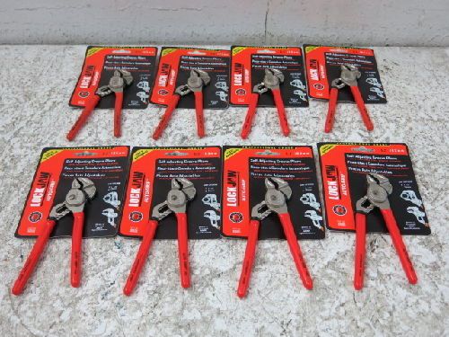 8 LOCKJAW 30600 AUTO-GRIP SELF-ADJUSTING GROOVE PLIERS, 6.5&#034;