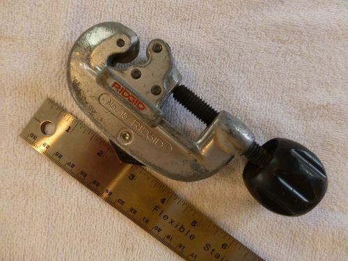 RIDGID #15 TUBE CUTTER, USED