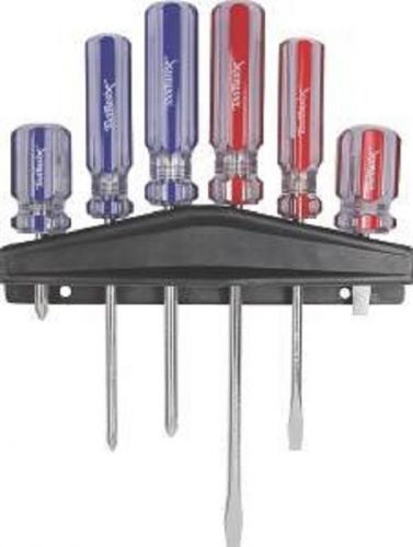 TOOLBASIX 6-Piece Screwdriver Set, w/Holder