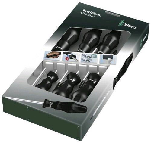 Wera kraftform classic scredriver set 6 pcs professional heavy duty industrial